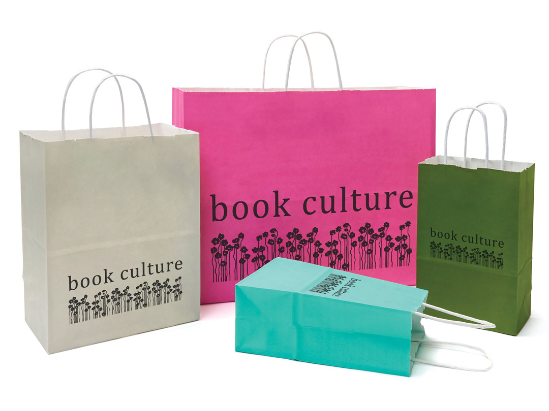 Ink Print Your Matte Color Shopping Bags