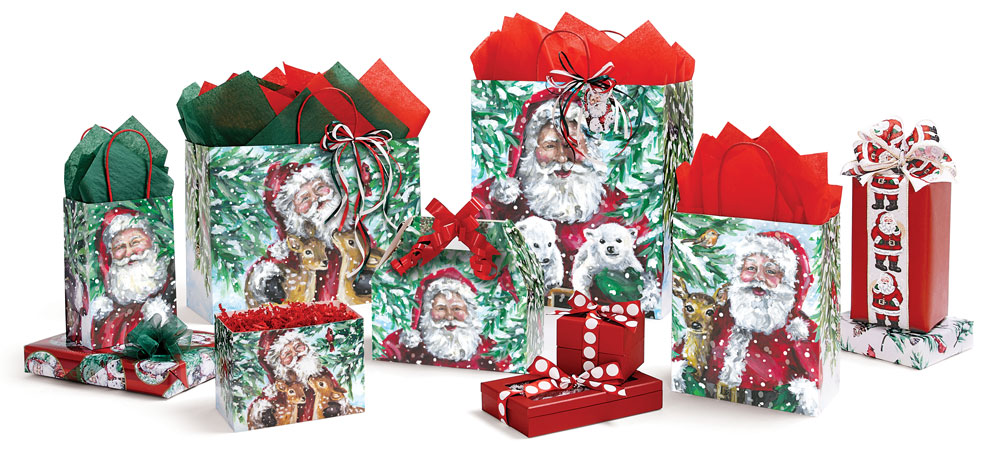 Holiday Botanicals Gift Bags