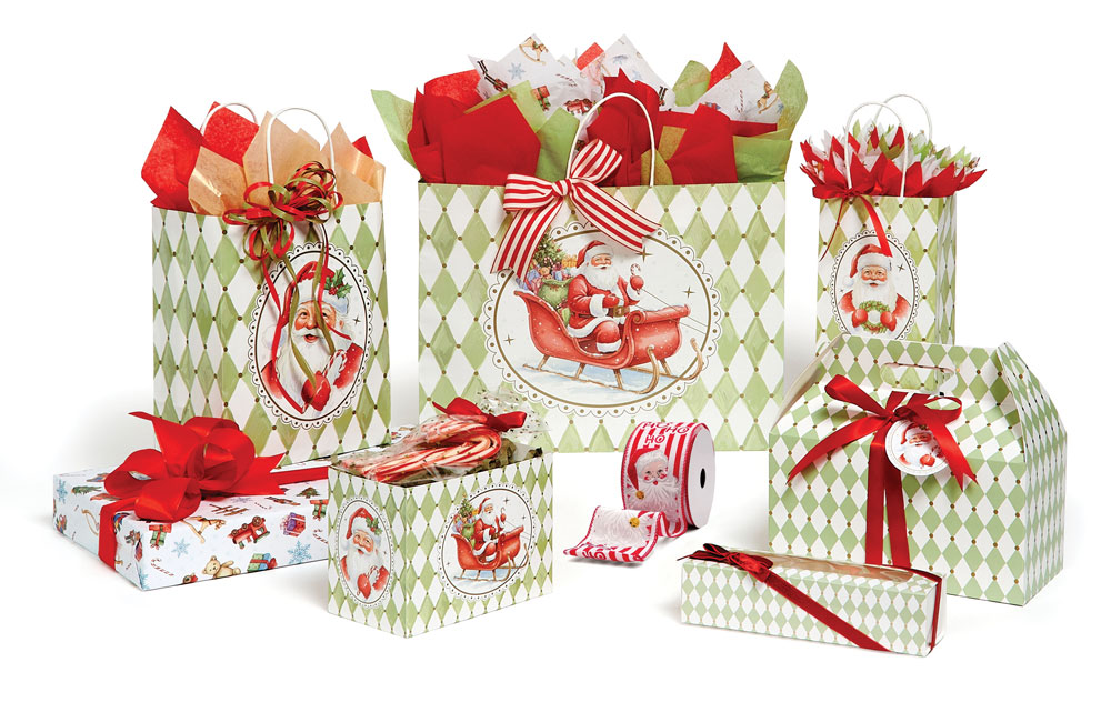 Jolly Santa Gift Bags