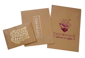 Hot stamp your Paper Mailers