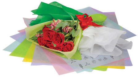 Custom Print Your Floral Waxed Tissue/><a href=