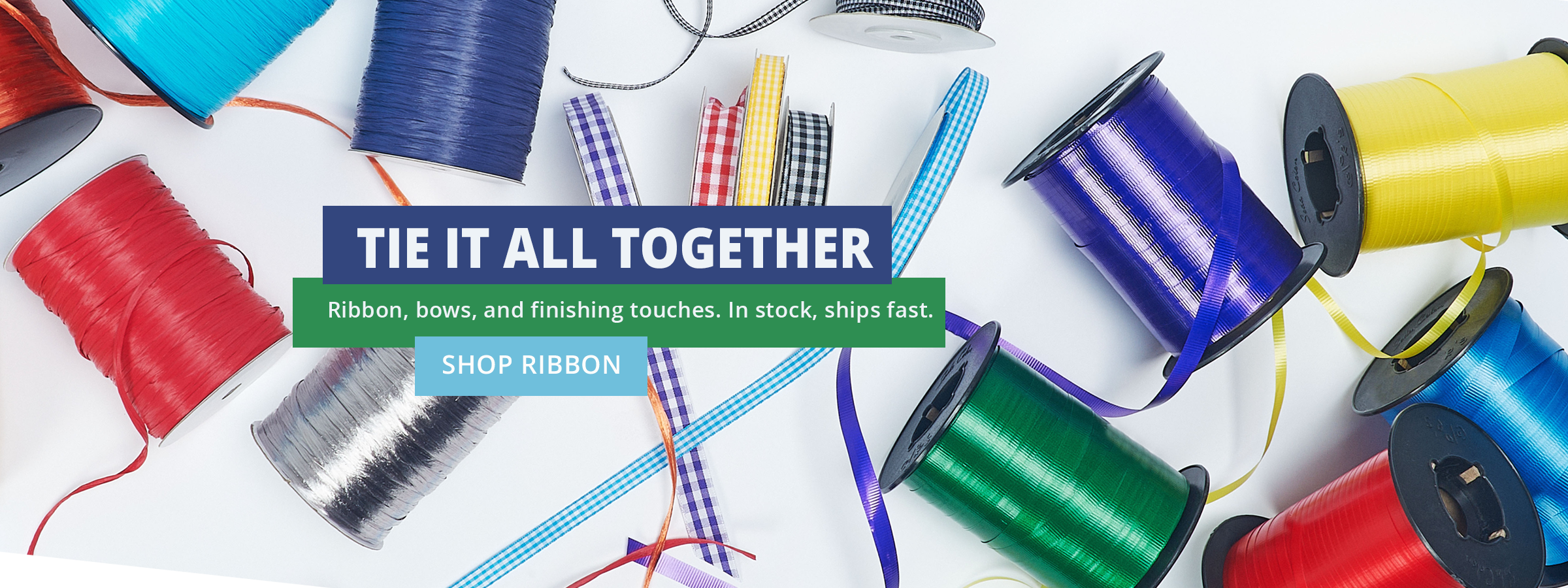 Ribbons and bows - In stock, ships fast
