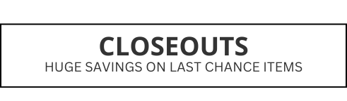 Last Chance on Closeout Items