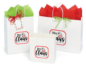 Digitally Print Your Kraft Paper Gift Bags