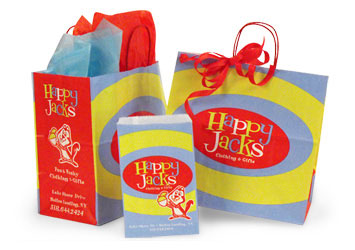 Completely custom made to order paper bags