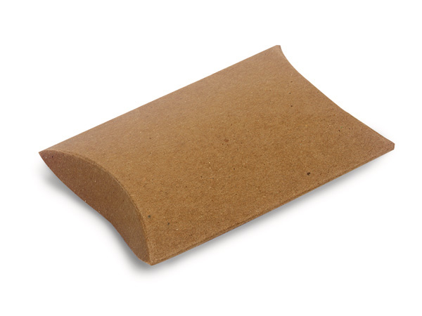 *Kraft Pillow Favor Boxes, Small 2.75x2.75x1", 12 Pack