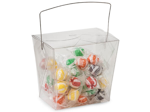 Clear Take Out Favor Boxes, X-Large 5.5x4x5", 6 Pack