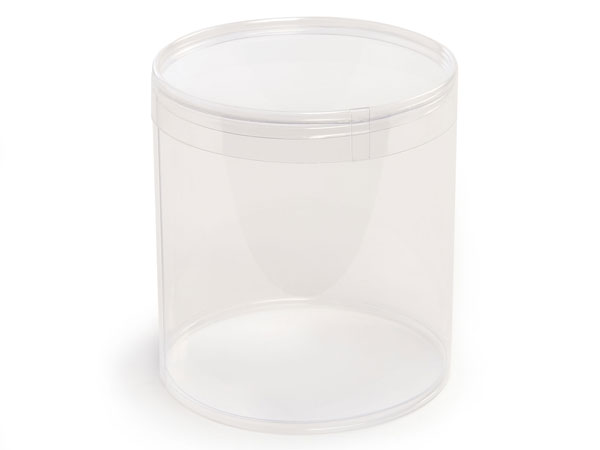 Clear Tube Favor Boxes, 4x4", 6 Pack