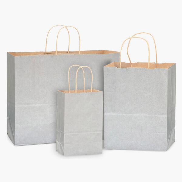 Metallic Silver Kraft