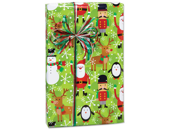 Holiday Fun Wrapping Paper 24"x85' Cutter Roll