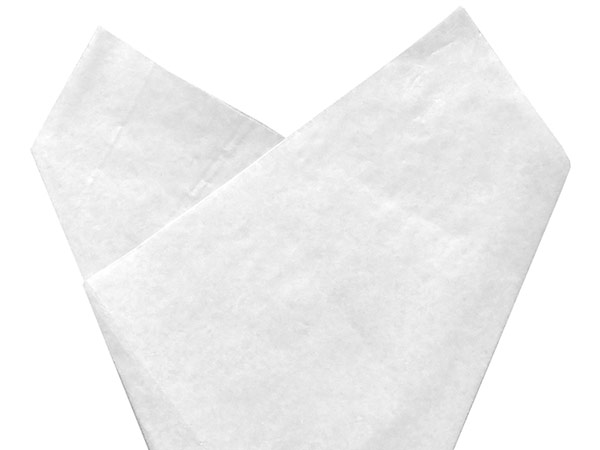 White Flower Wrap Sheets, 20x28" with center cut hole, 100 pack