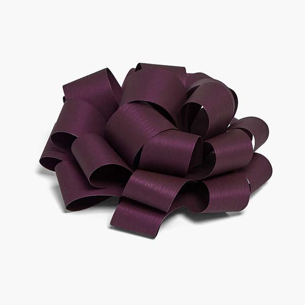 3-1/2" Burgundy Self Adhesive Textured Pom Gift Bows, 25 Pack