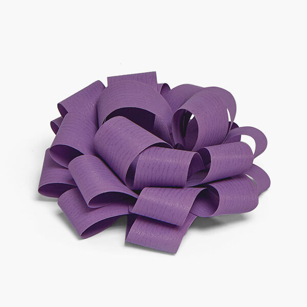3-1/2" Lavender Self Adhesive Textured Pom Gift Bows, 25 Pack