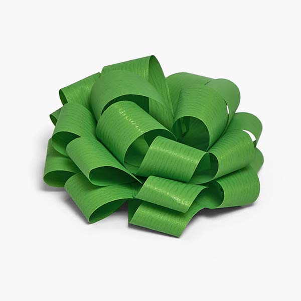 3-1/2" Lime Green Self Adhesive Textured Pom Gift Bows, 25 Pack