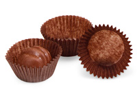 Glassine Truffle Cups - COLORS & PRINTS - Chocolate Man