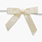 2" Ivory Pre-Tied Satin Gift Bows with Twist Ties, 12 pack-thumbnail