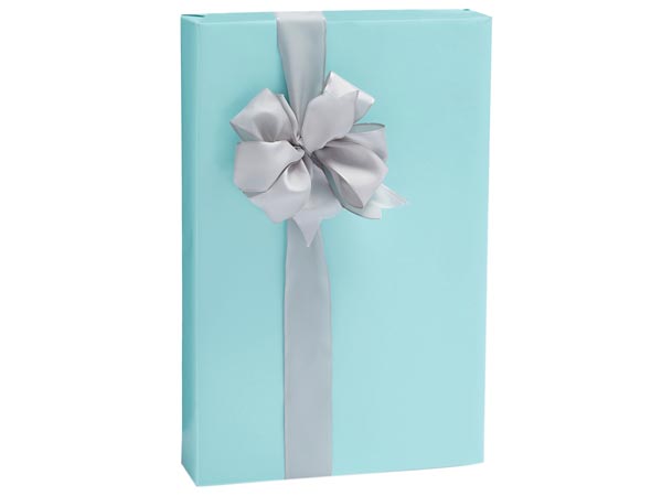 Aqua Blue Gloss Gift Wrap