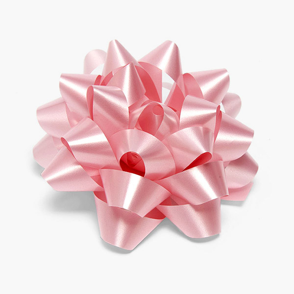 Glossy Pink Gift Bow