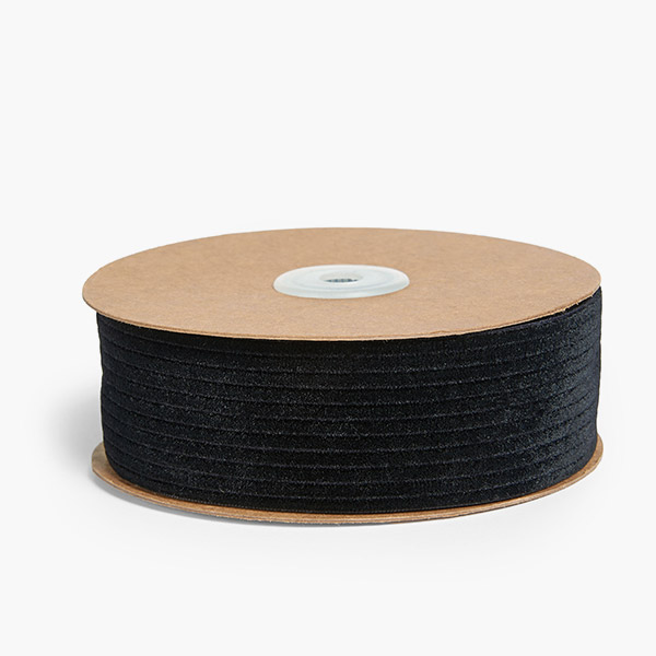 Black Velvet Corduroy  Ribbon 1.5" x 10 yards