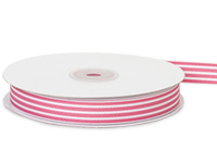 Striped Grosgrain Ribbon - Bubblegum Pink and White - 1 1/2 inch - 1 Y –  Sugar Pink Boutique