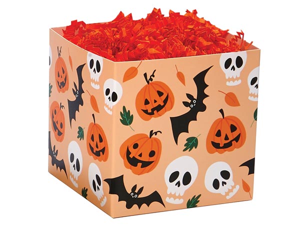 *Spooktacular Square Favor Gift Box 3.75x3.75x3.75", 6 Pack