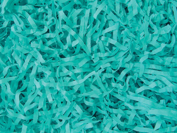 Aqua Color Tissue Paper Shred, 18 oz. Bag