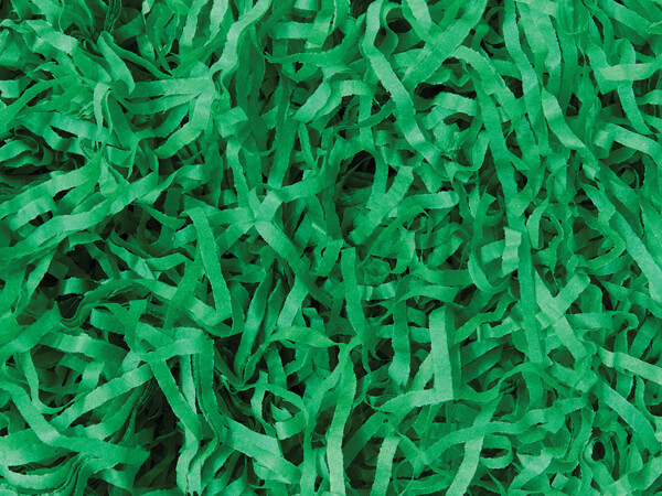 Festive Green Color Tissue Paper Shred, 18 oz. Bag
