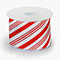 Diagonal Red and White Stripes