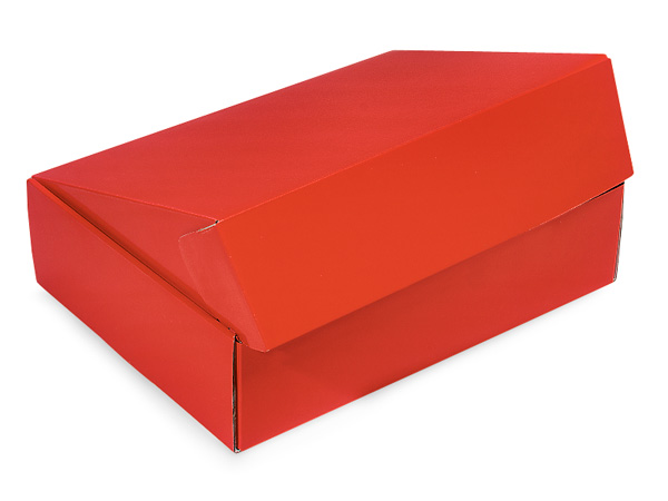 Red Gourmet Shipping Box, 12x9x3", 6 Pack
