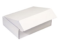 White Gourmet Shipping Box, 12x9x3, 6 Pack