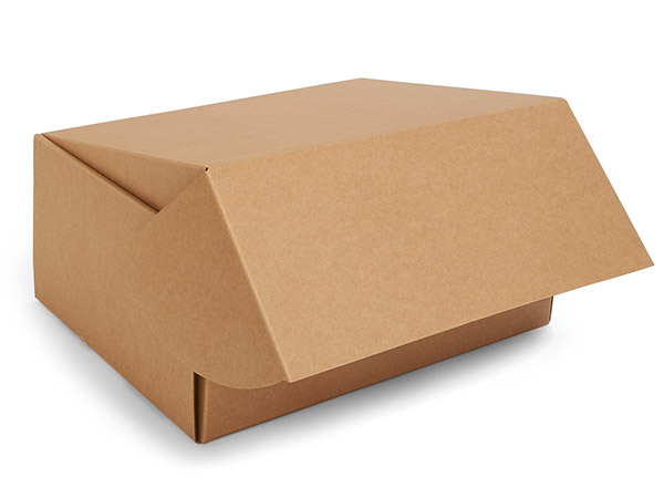 Brown Kraft Gourmet Shipping Box, 12x9x5", 6 Pack