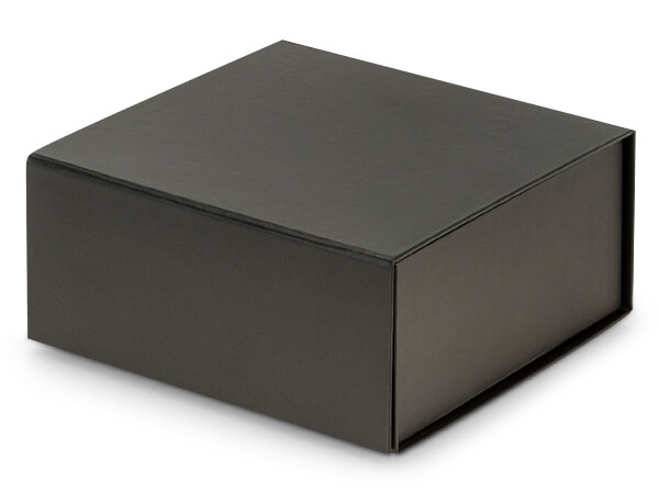 Black Magnetic Closure Gift Box, 6x6x2.75", 3 Pack