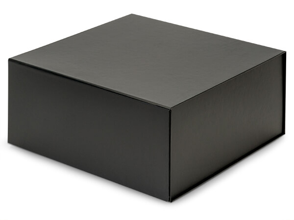 Black Magnetic Closure Gift Box, 10x10x4.5", 3 Pack