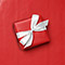 Red Gloss Wrapping Paper, 24"x417' Counter Roll-thumbnail