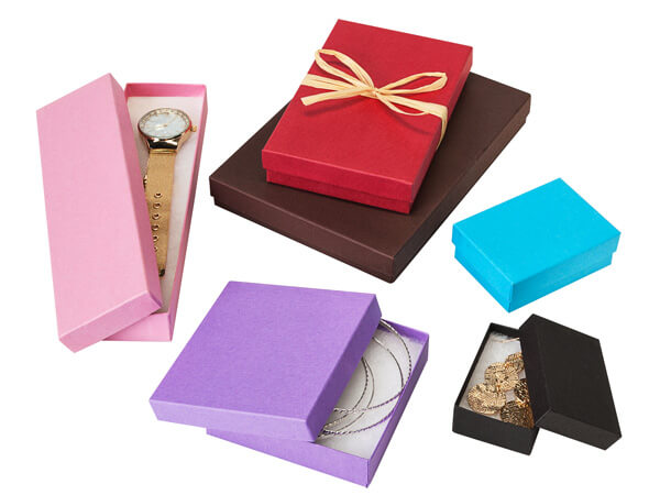 Kraft Colors Jewelry Gift Boxes, 6 Size Assortment, 72 Pack | Nashville ...