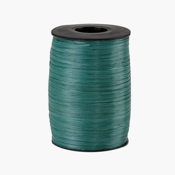 Hunter Green Matte Raffia