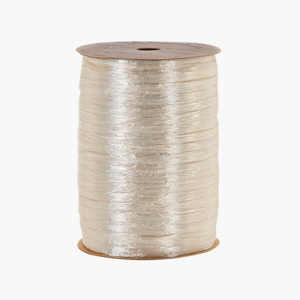 Pearlized Cream Raffia
