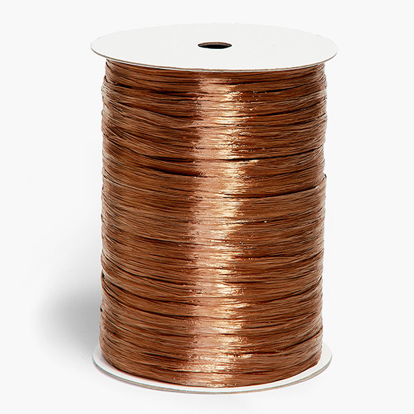 Copper Pearlized Raffia