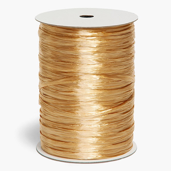 Gold Pearlized Raffia