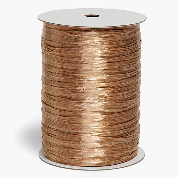 Kraft Pearlized Raffia