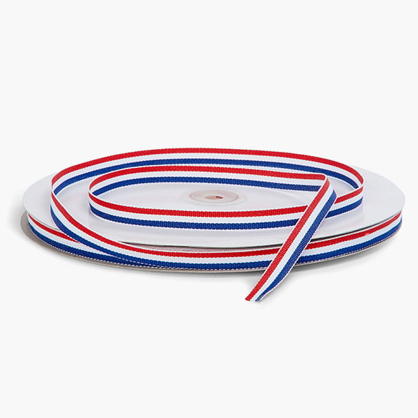 American Stripes Grosgrain Ribbon 3/8" x 100 yards