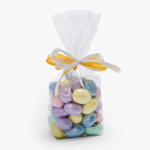 Hard Bottom Clear 1.4 mil Cello Bags, 2.25x1.5x7", 100 Pack