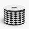 Harlequin Black Glittered Ribbon