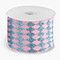 Harlequin Pink and Blue Glittered Ribbon