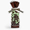 Chocolate Banded 1.4 mil Cello Bags, 2.75x2x10.5", 100 Pack-thumbnail