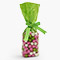 Clear with Green Candy Bags 1.4 mil, 2.75x2x10.5", 100 Pack-thumbnail