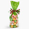 Clear with Green Candy Bags 1.4 mil, 3.5x2.25x12", 100 Pack-thumbnail