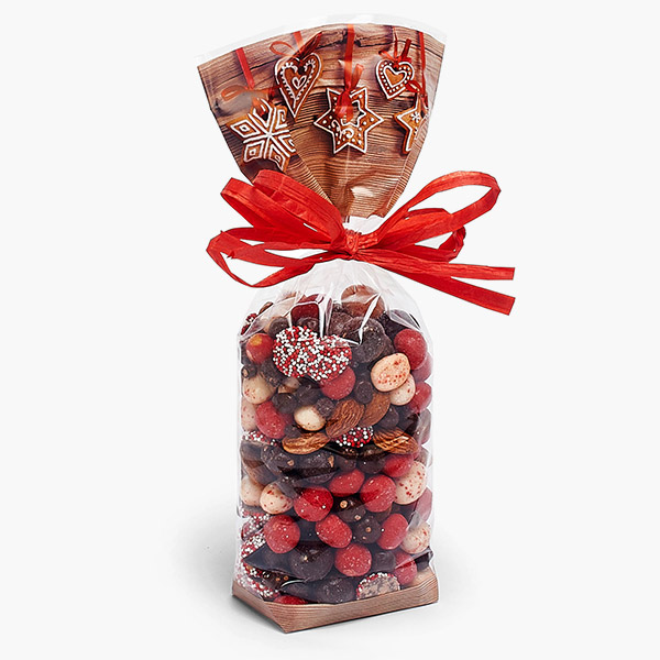Gingerbread Hard Bottom 1.4 mil Cel Bags, 2.75x2x10.5", 100 Pack