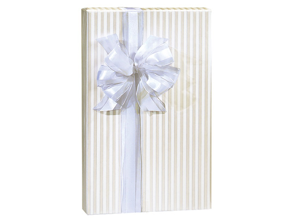 Pearl Bliss Stripe Wrapping Paper, 24"x85' Roll