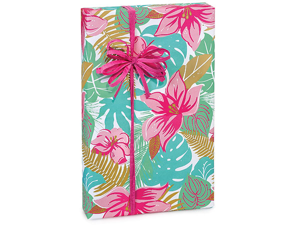tropical wrapping paper